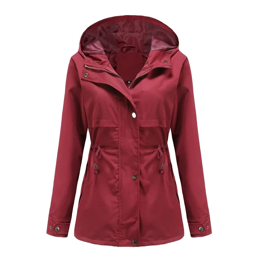 Women's Waterproof Hooded Coat