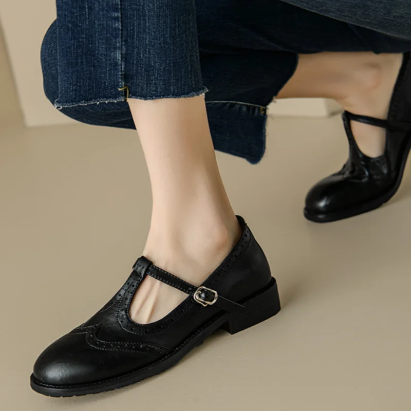 Lily | Elegant T-Strap Mary Janes