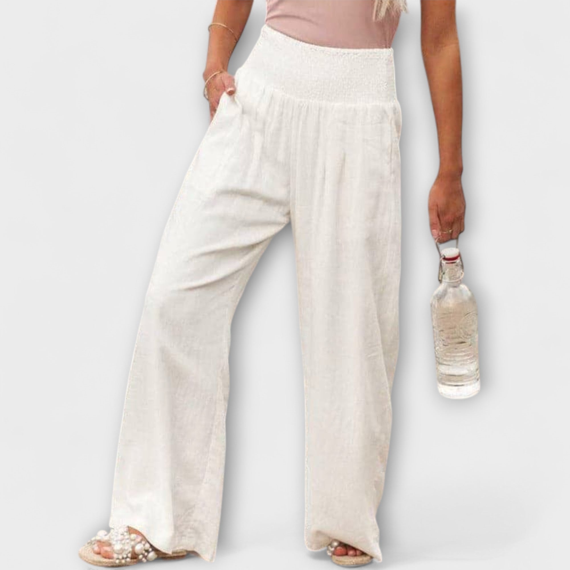 Pantalon large femme