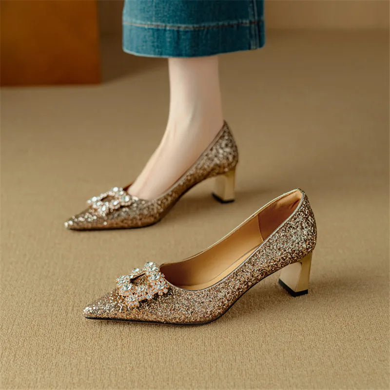 Lily | Gloria Glitter Pumps