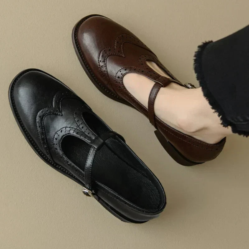 Lily | Elegantes zapatos de correa en T estilo Mary Jane