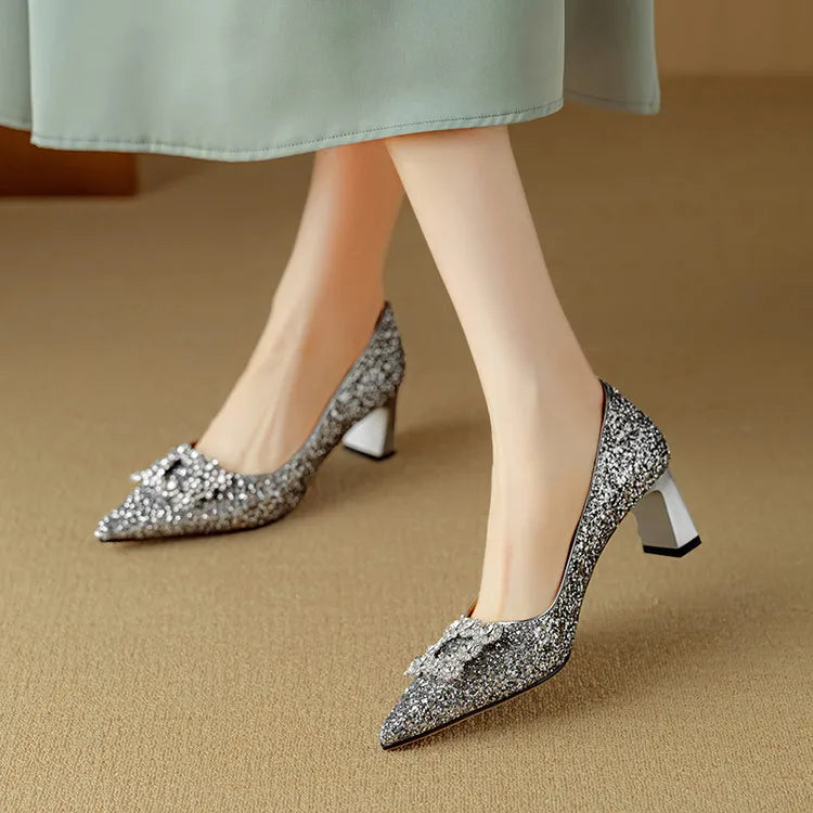 Lily | Gloria Glitter Pumps