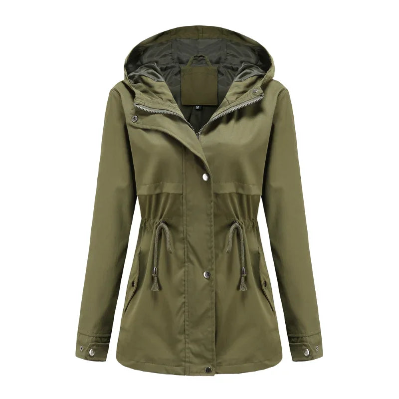 Women's Waterproof Hooded Coat