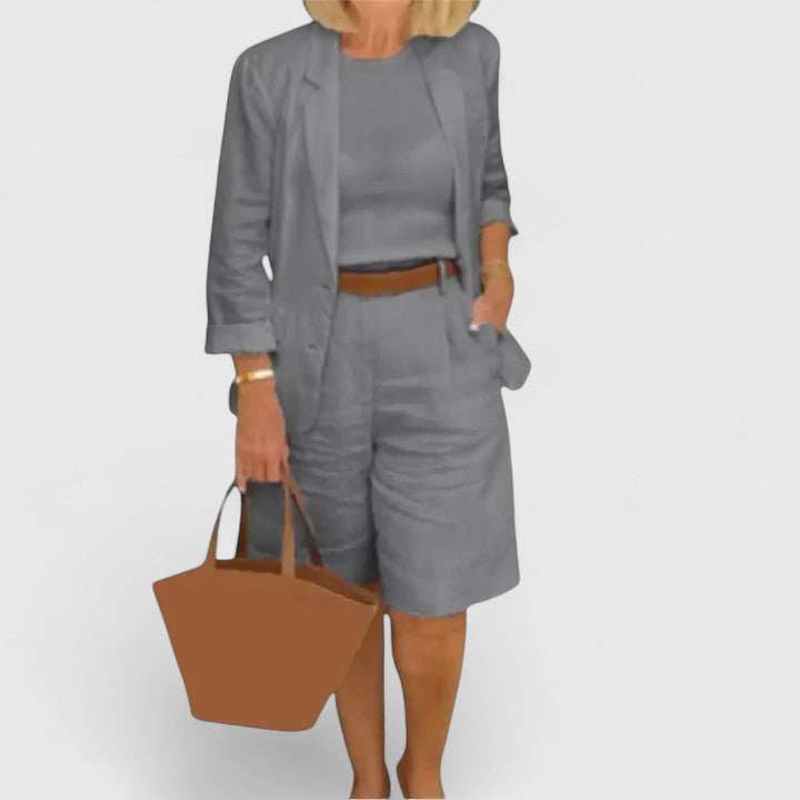 Annie | Conjunto Elegante de Traje de 2 Piezas