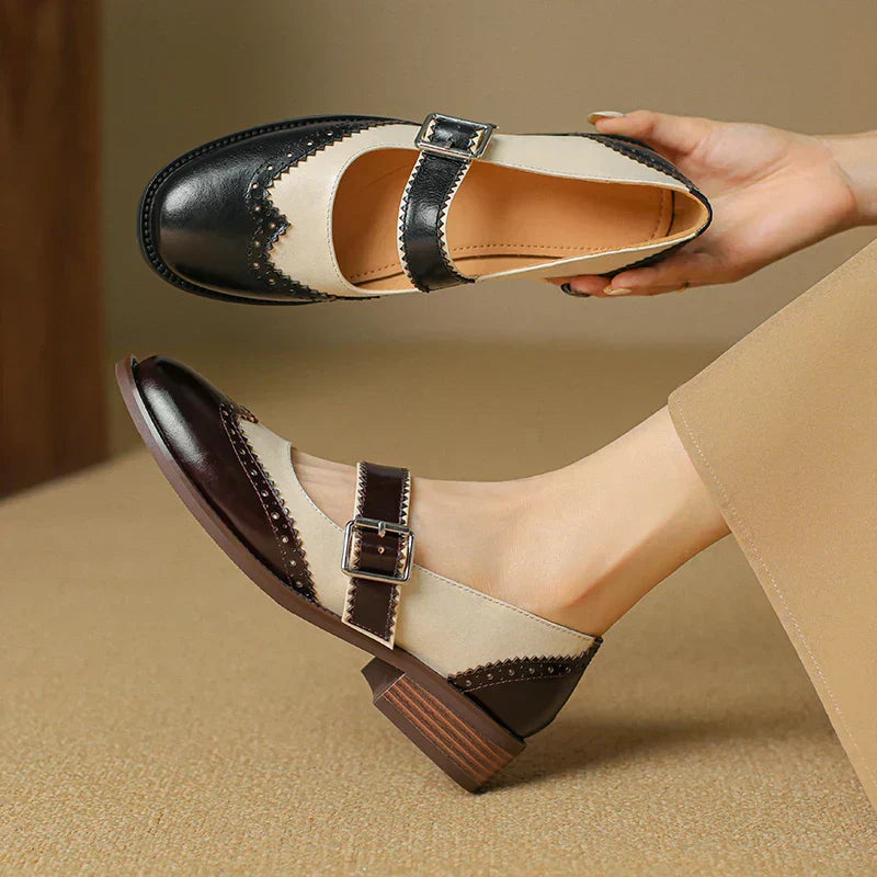 Lily | Miana Leather Mary Janes