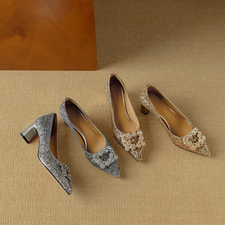 Lily | Gloria Glitter Pumps