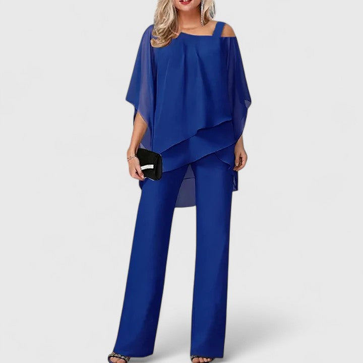 Lily | Conjunto elegante de pantalón de dos piezas.