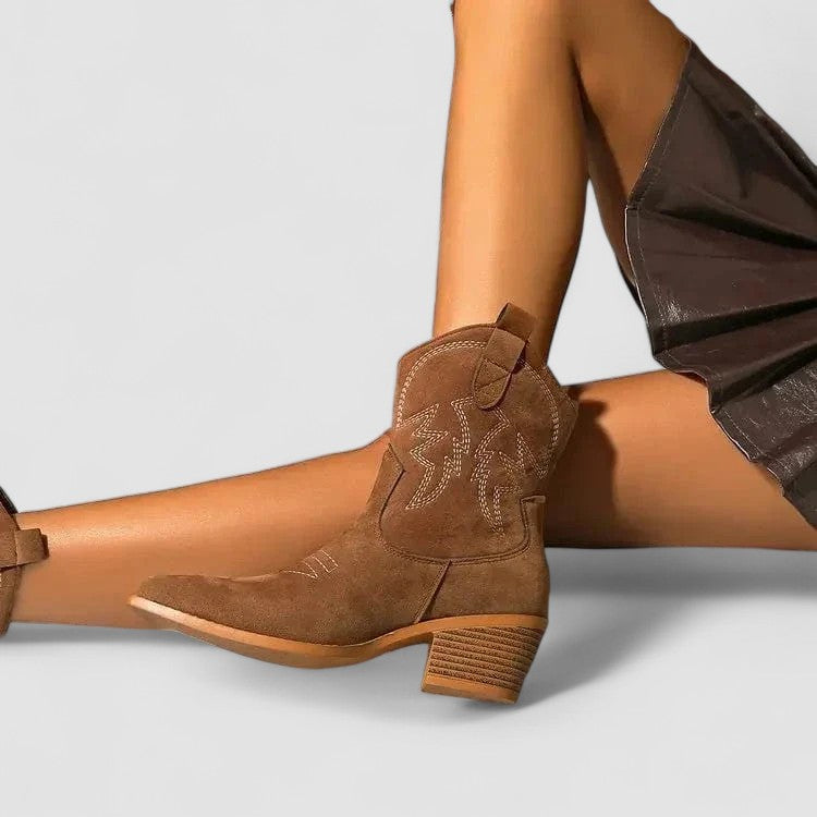 Lillian – Botas occidentales ortopédicas