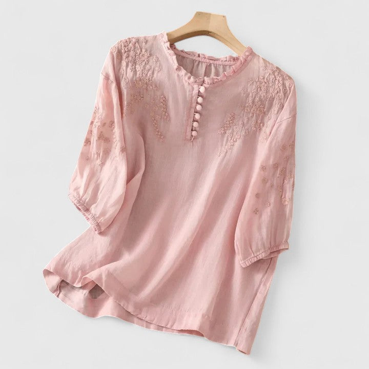 Lily | Elegantní halenka s knoflíky vpředu