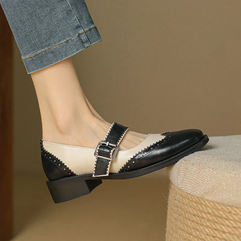 Lily | Zapatos de cuero estilo Mary Jane Miana