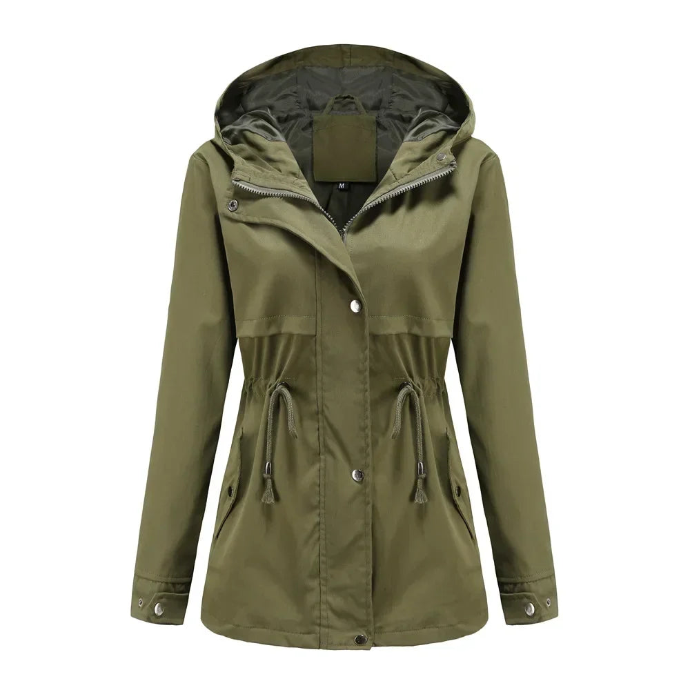 Women's Waterproof Hooded Coat