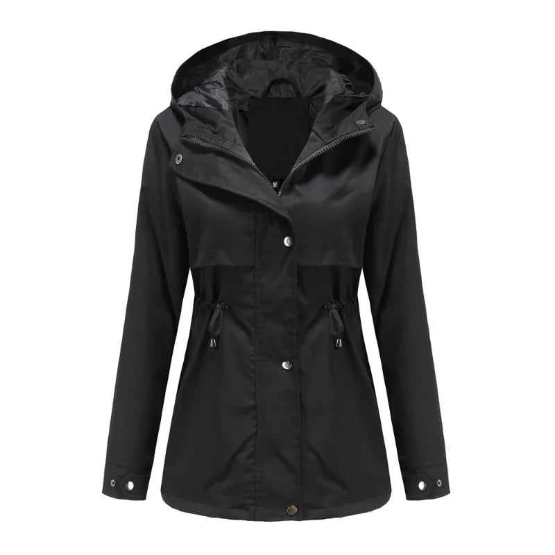 Women's Waterproof Hooded Coat