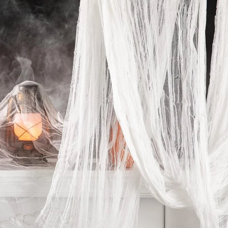Spooky Gauze Spiderweb Decoration Halloween Haunted House