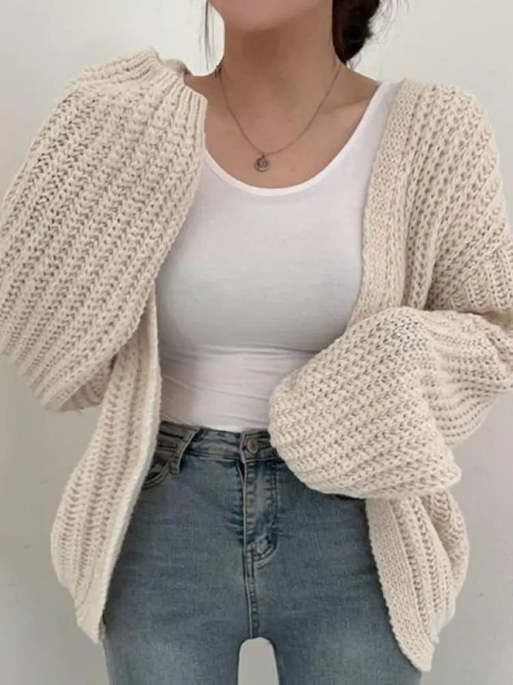 Tansy Sleeve Women Cardigan Sweater