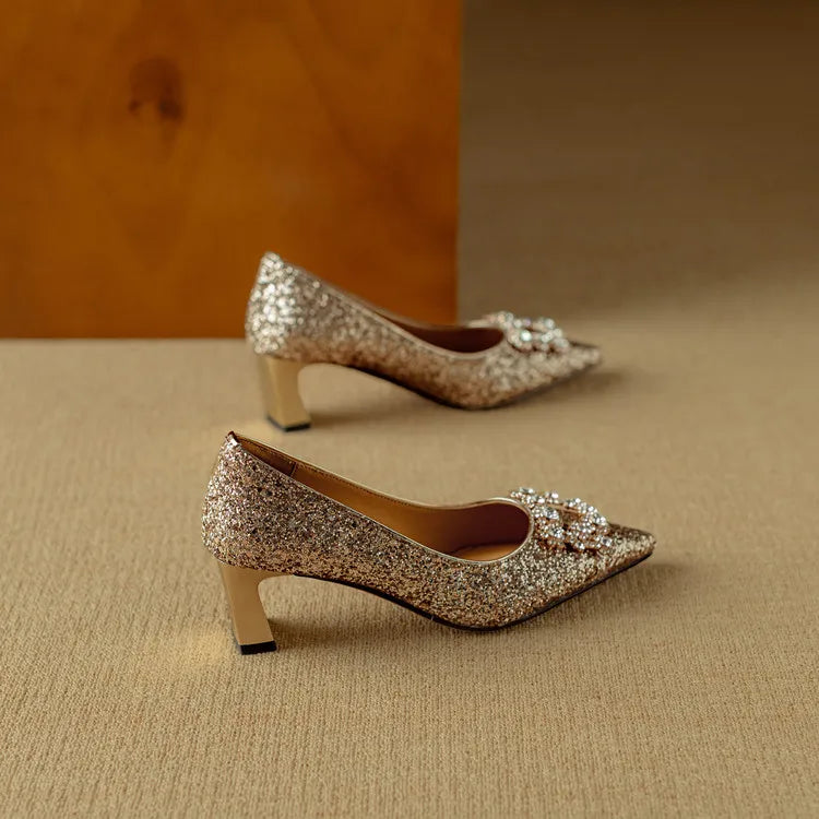 Lily | Gloria Glitter Pumps