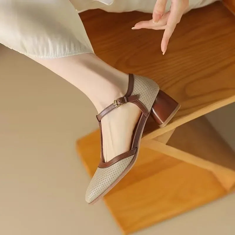 Lily | Isava Mid Heel Shoes