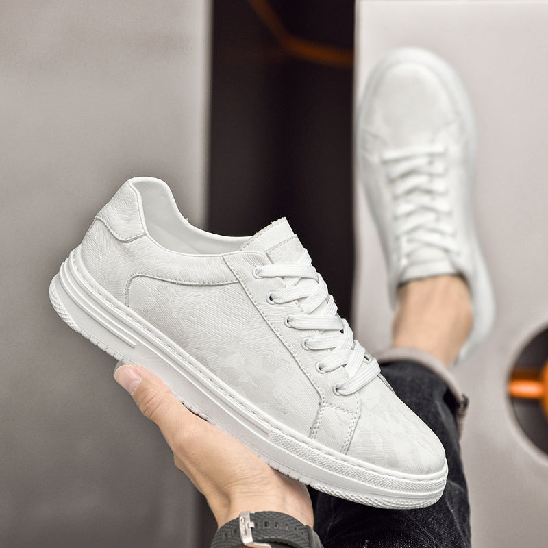Leather Sneakers Premium Genuine Leather Versatile Daily