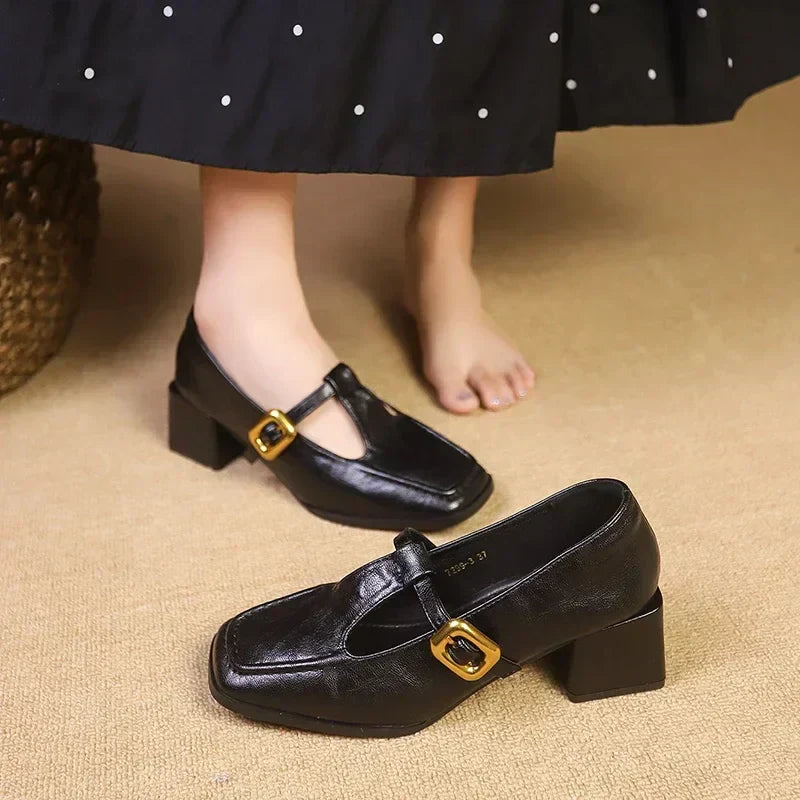 Lily | French Mary Janes.