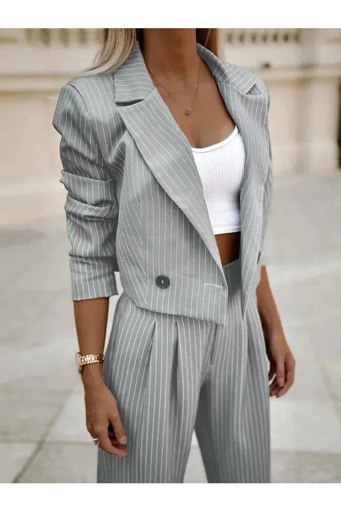 The Monaco Pinstripe Suit