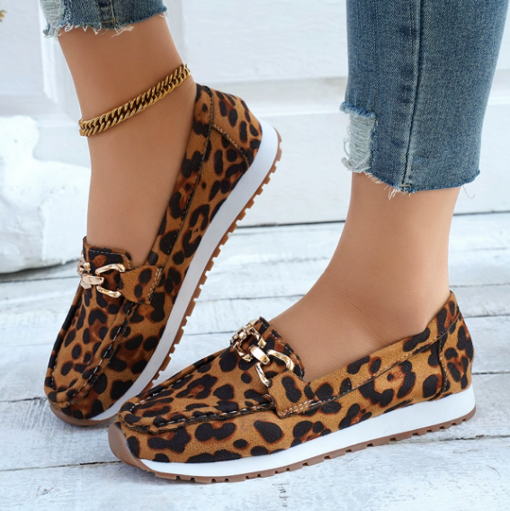 Everly - Mocassins à motif léopard