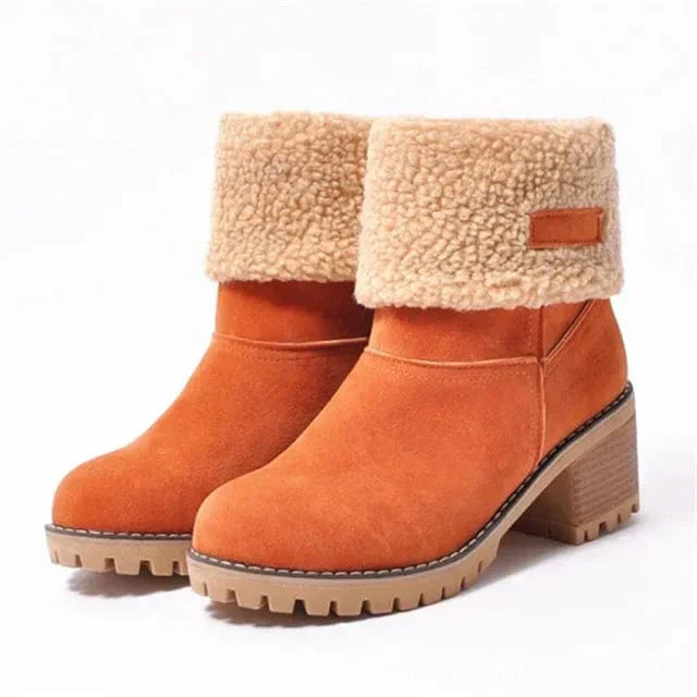Ella | Botas de lana hasta media pantorrilla