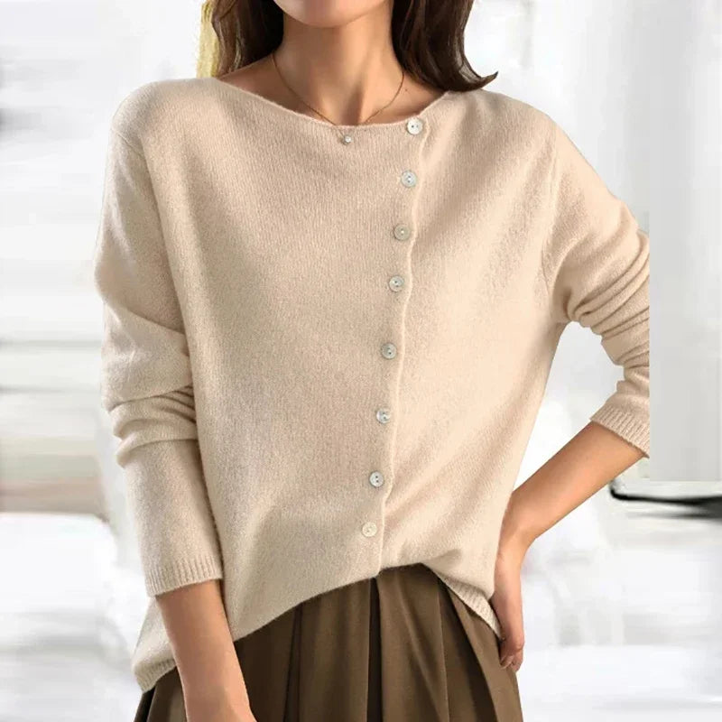 Women's Cashmere Knit Sweater Elegant Warm Everyday Wear