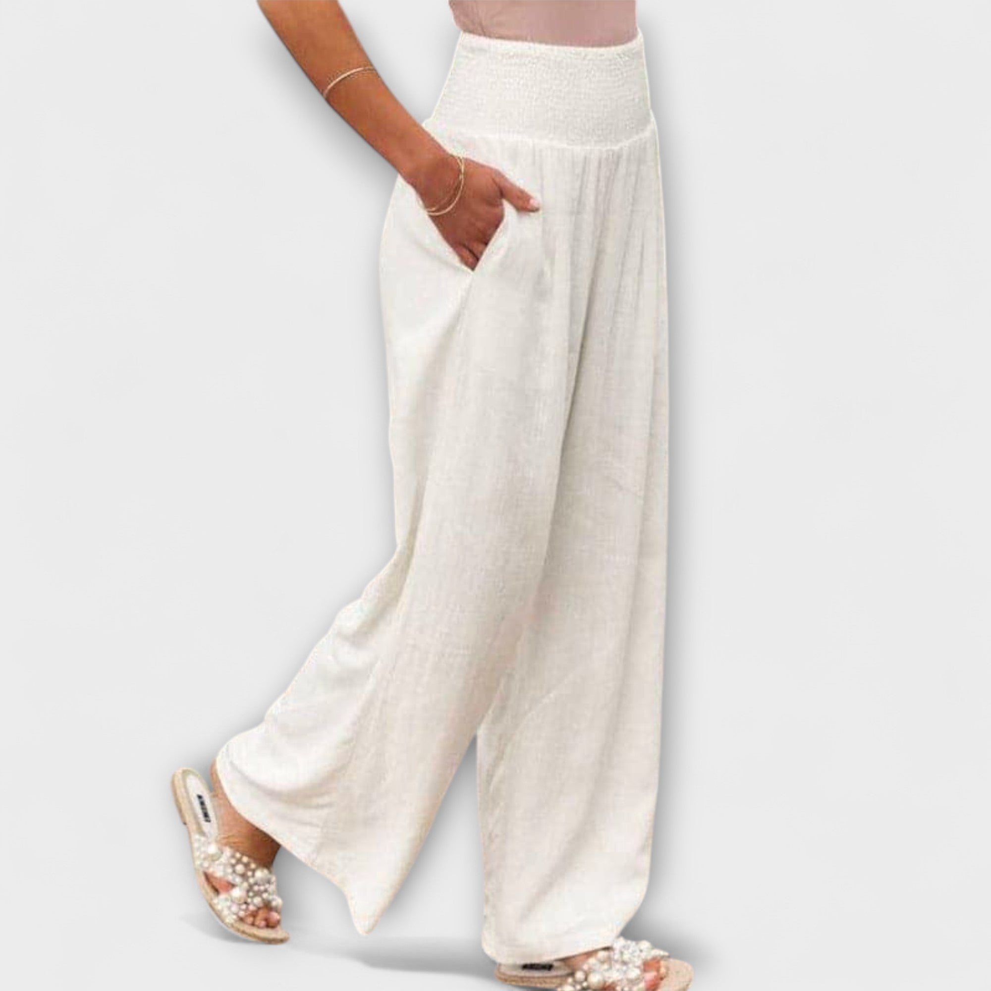 Pantalon large femme