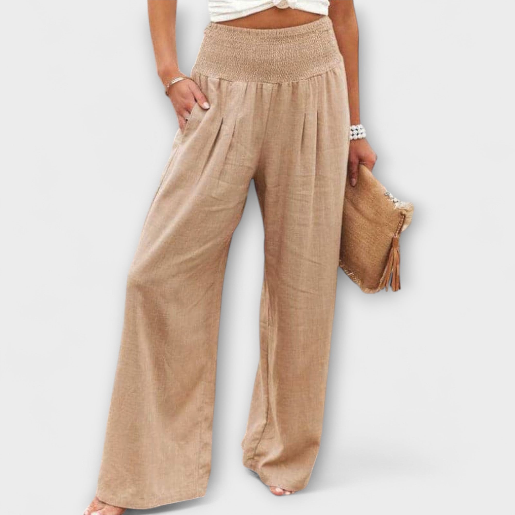 Pantalon large femme
