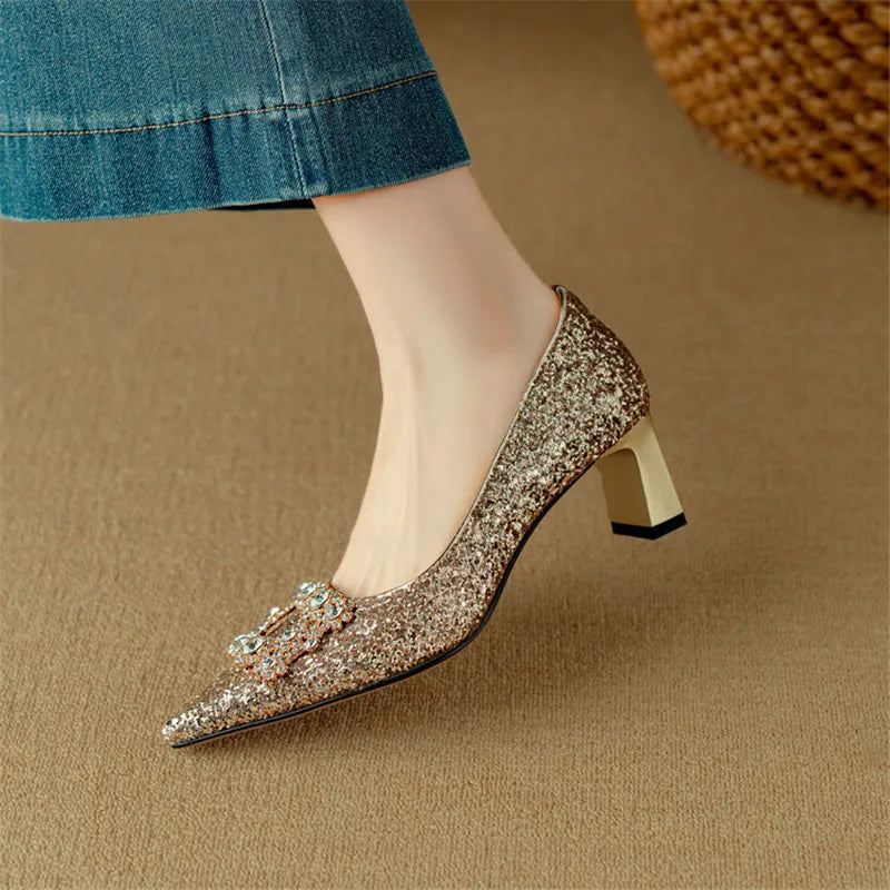 Lily | Gloria Glitter Pumps
