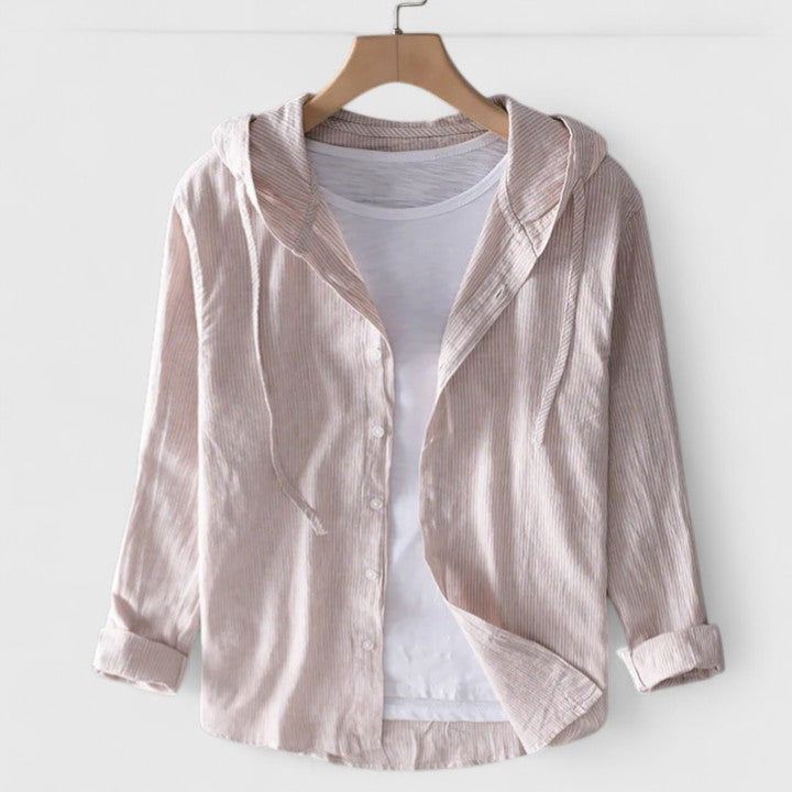 Lily | Elegante Bluse mit Kapuze