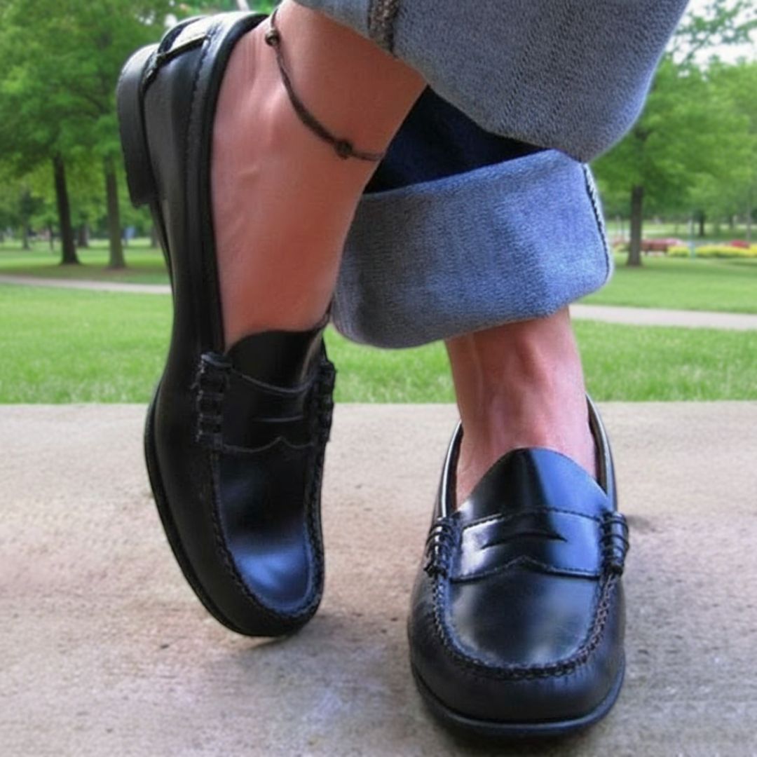 Women's Leather Loafers Orthopedic Cushioned Sole