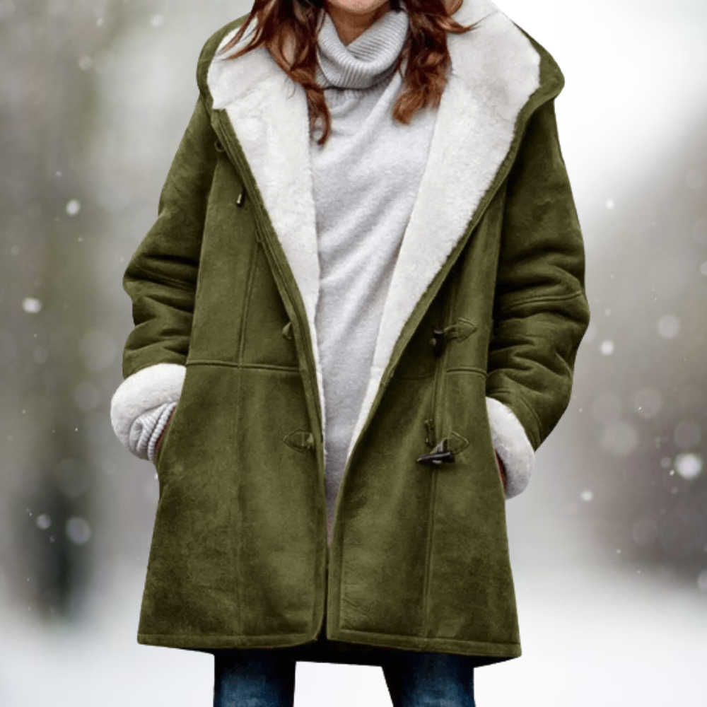 Jae | Chaqueta otoñal cálida de forro polar de ante