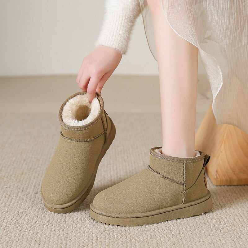 Women's Warm-Lined Boots with Stable Sole