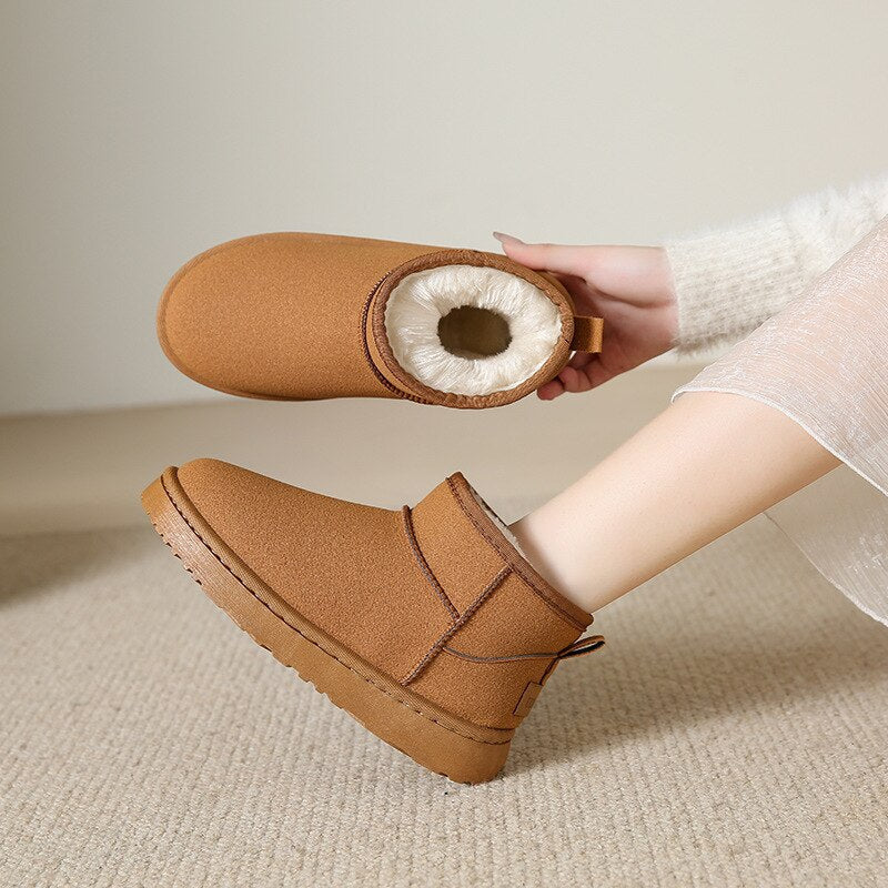 Women's Warm-Lined Boots with Stable Sole