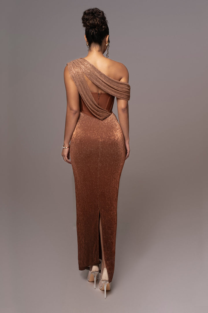 Adya Draped Maxi Dress