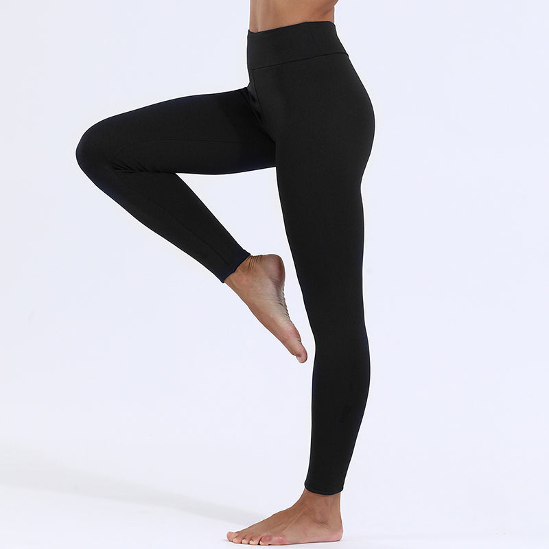 Mallas de invierno para mujer con forro polar