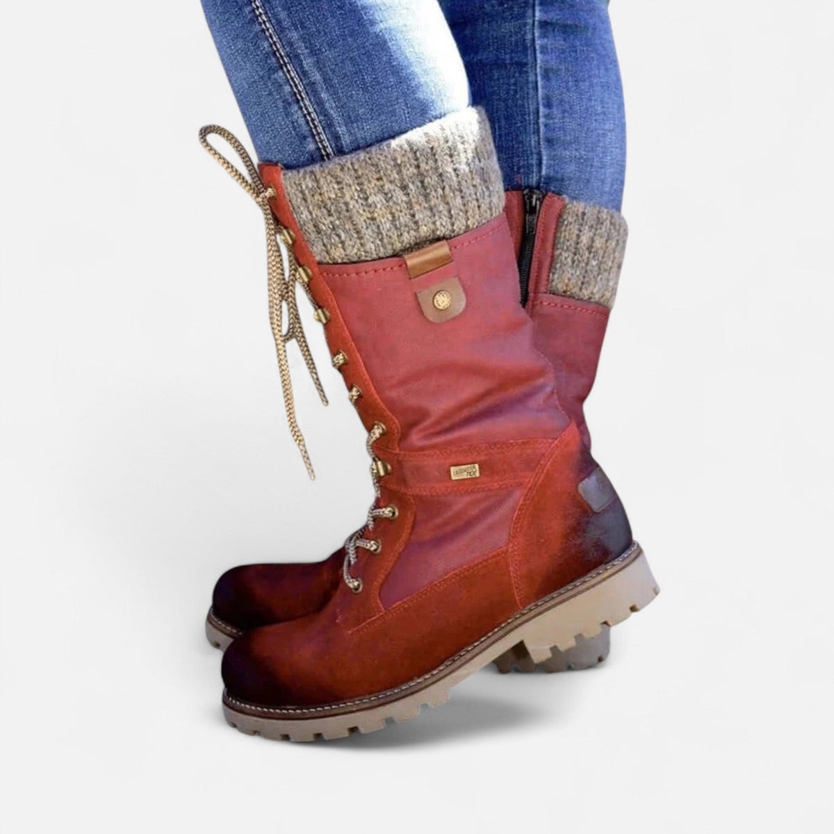 Bottes d'hiver imperméables et antidérapantes pour femme