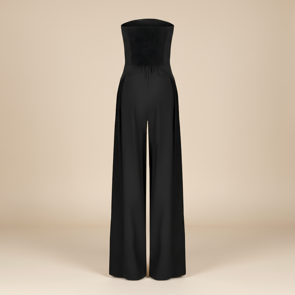 Women's Bustier Jumpsuit Fluid Cut Elongating Silhouette