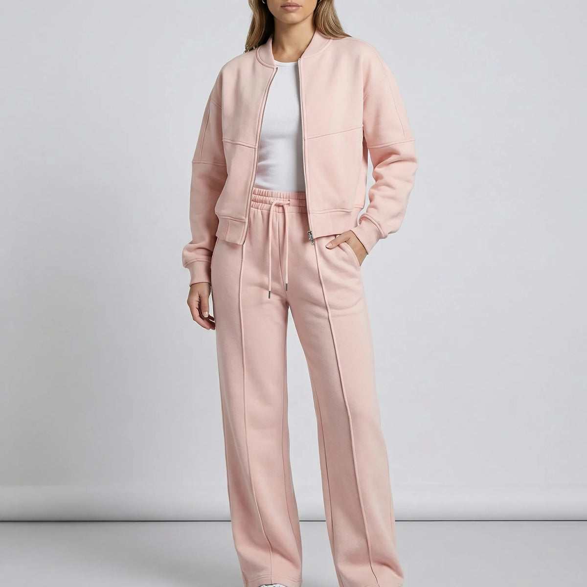 Women's Co-Ord Set with Zip Jacket and Joggers
