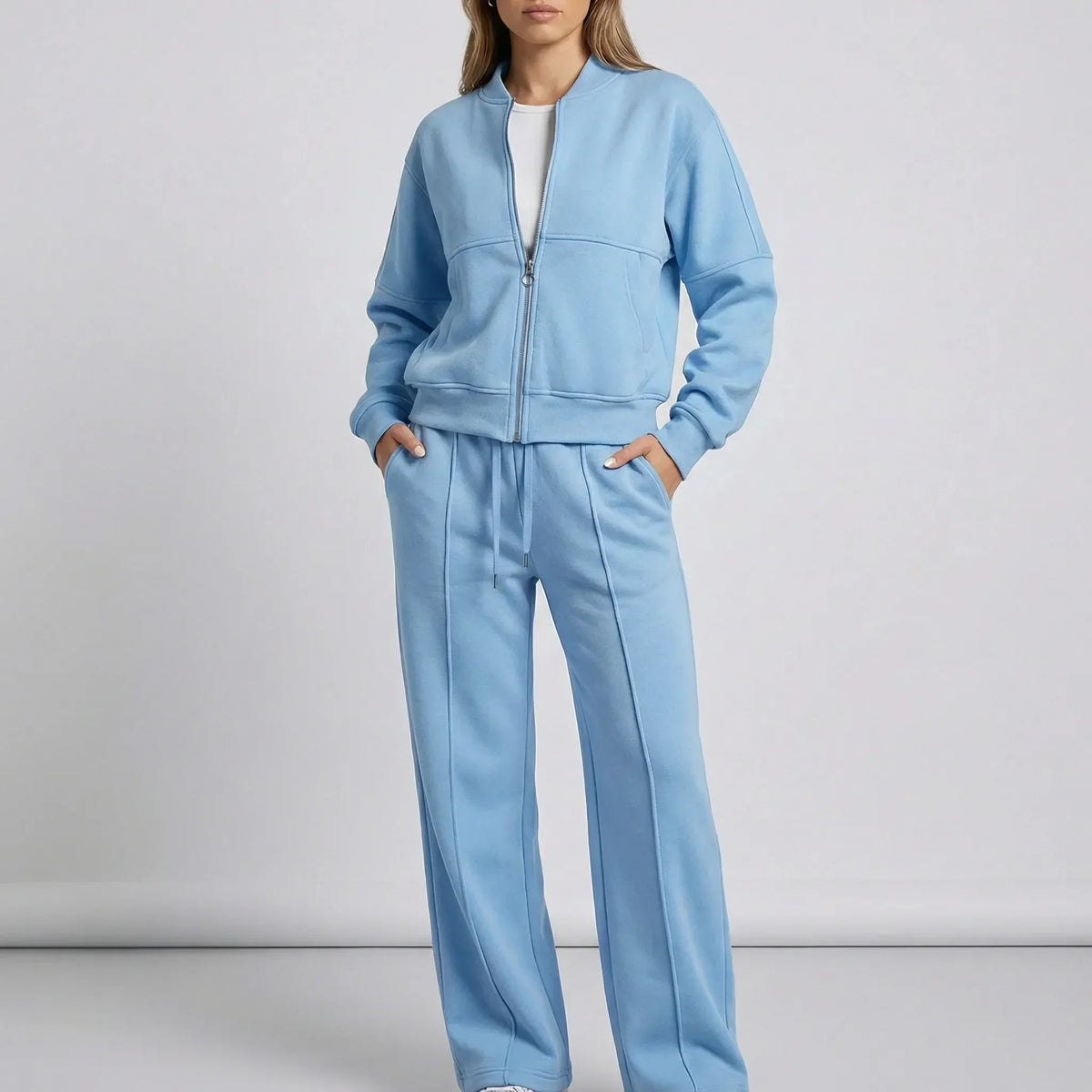 Women's Co-Ord Set with Zip Jacket and Joggers