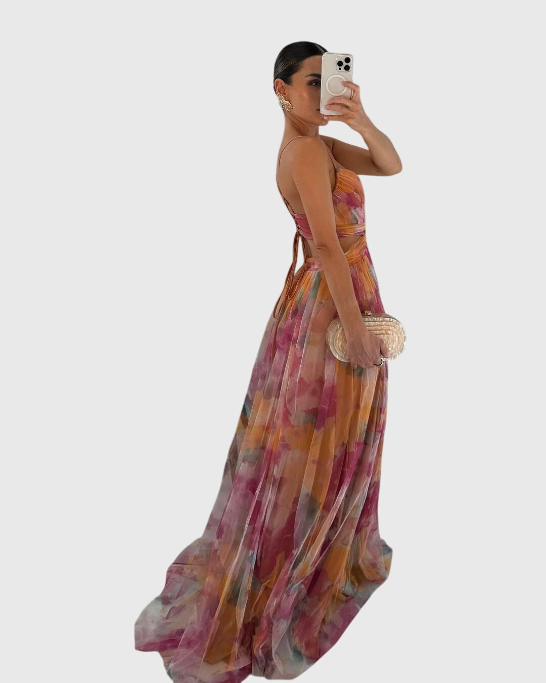 Annie | Blumiges Maxikleid