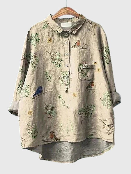 Lily | Bluse mit Blumenmuster