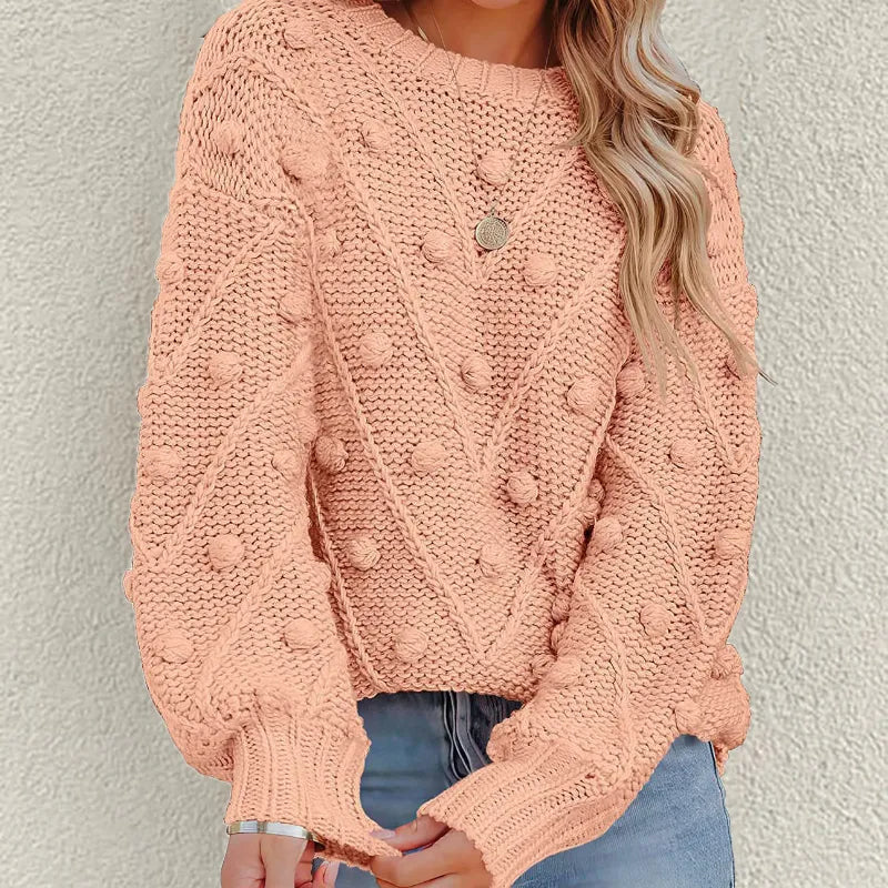 Rose - Casual Knit Sweater