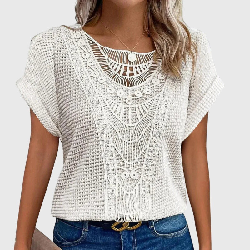 Lily | Elegante Bluse im Ibiza-Stil