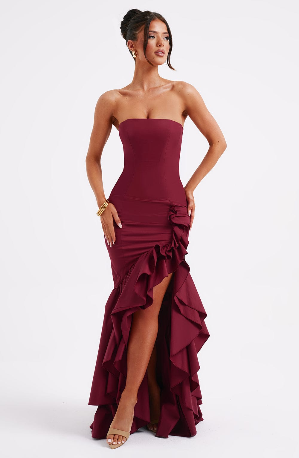 Nicolette Strapless Maxi Dress