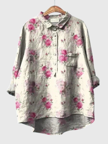 Lily | Bluse mit Blumenmuster