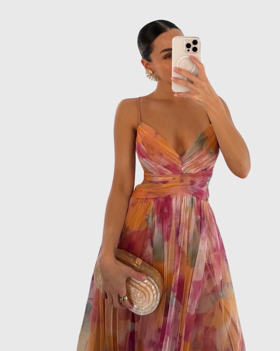 Annie | Blumiges Maxikleid