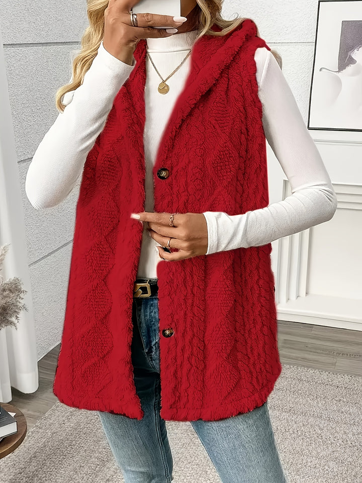 Sidonie Elegant Women's Hooded Vest