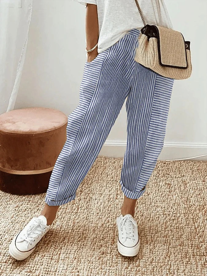 AMYNELLE – PANTALONI LEGGERI E SLIM