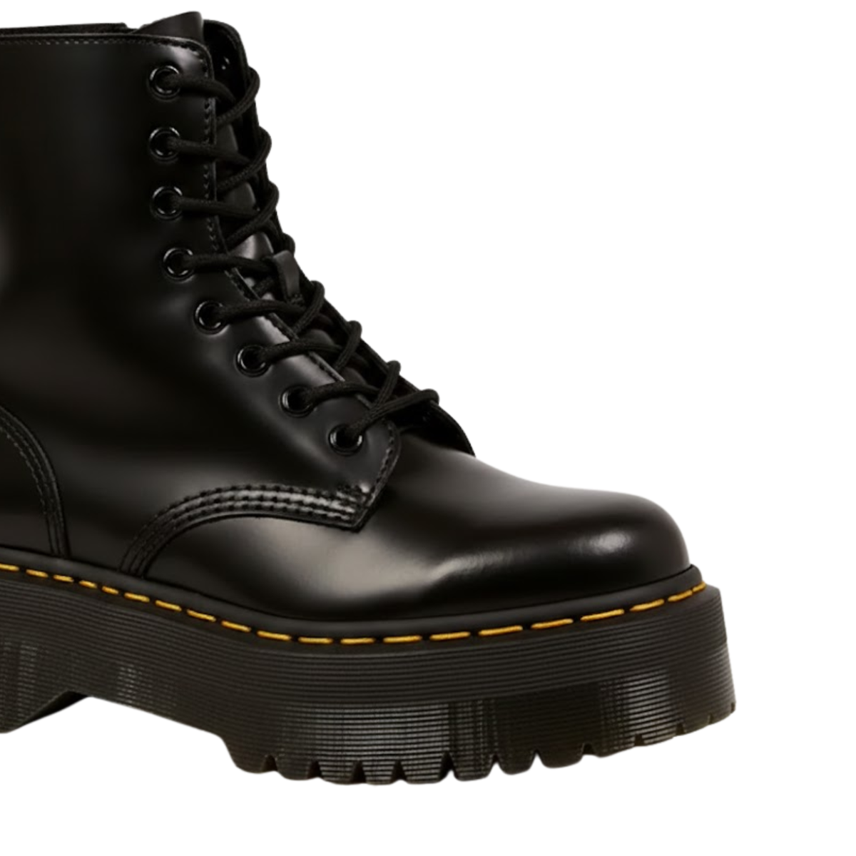 Women's Platform Chelsea Boots Punk Goth Style Leather